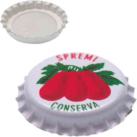 Tapón corona "tomate" ⌀26 (100 pzas)