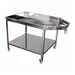 Tavolo Spersore inox 1000X800 con ripiano 
