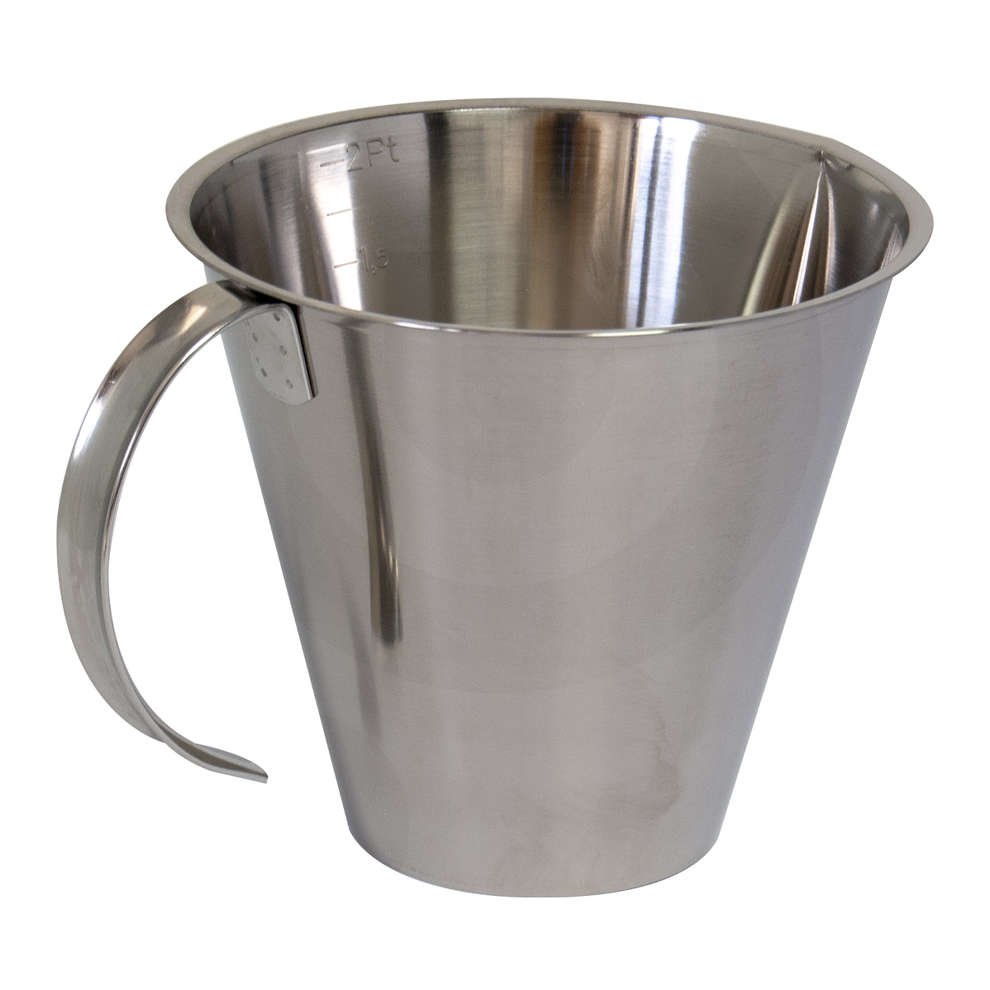 Taza medidora graduada de acero inoxidable Lt 1