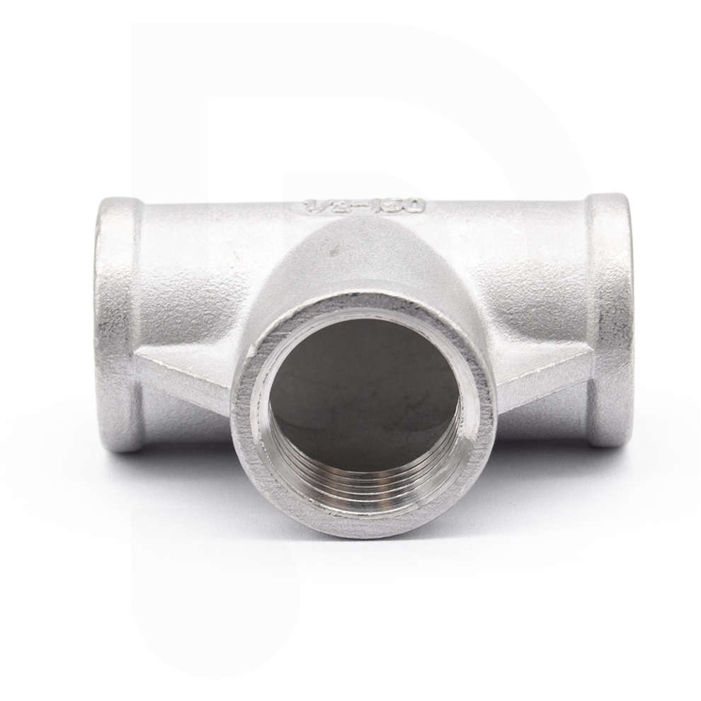 Tee 1/2" F acero inoxidable