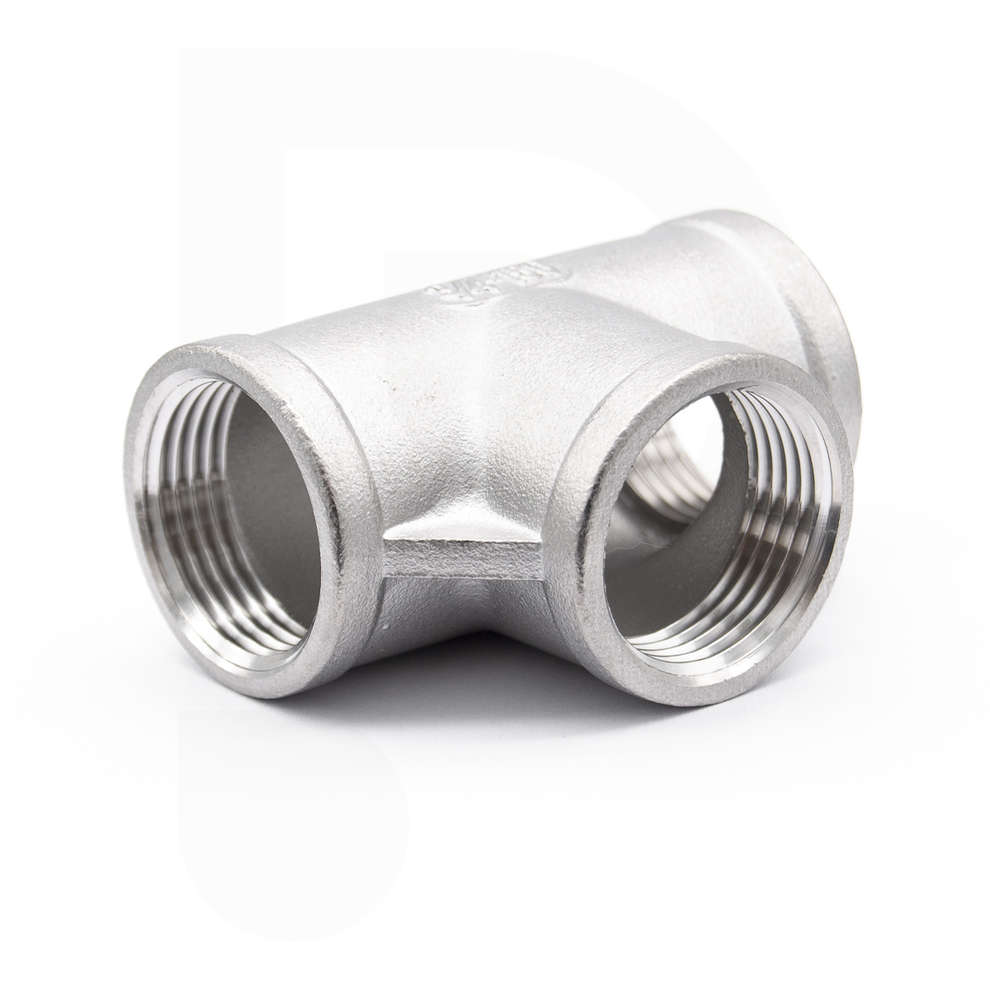 Tee 3/4" F acero inoxidable 