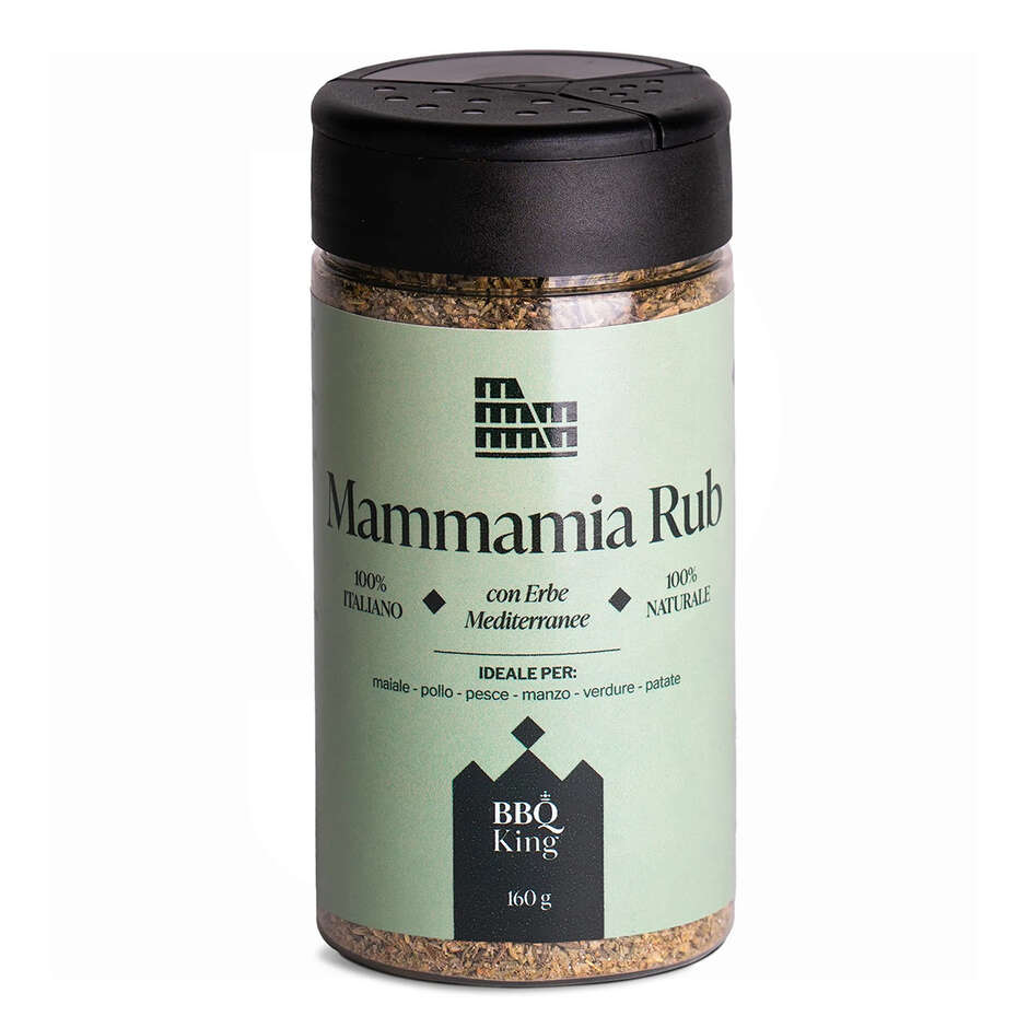 Tempero Mammamia (160 g) - Ervas Mediterrâneas para Churrasco
