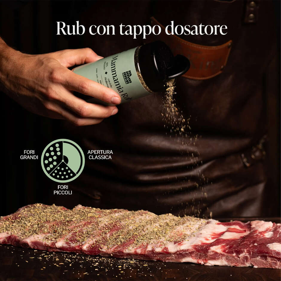 Tempero Mammamia (160 g) - Ervas Mediterrâneas para Churrasco