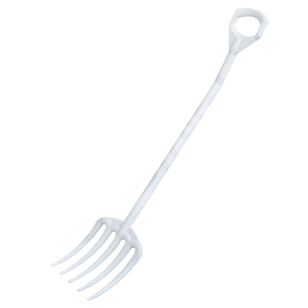 Tenedor blanco para alimentos 127 cm