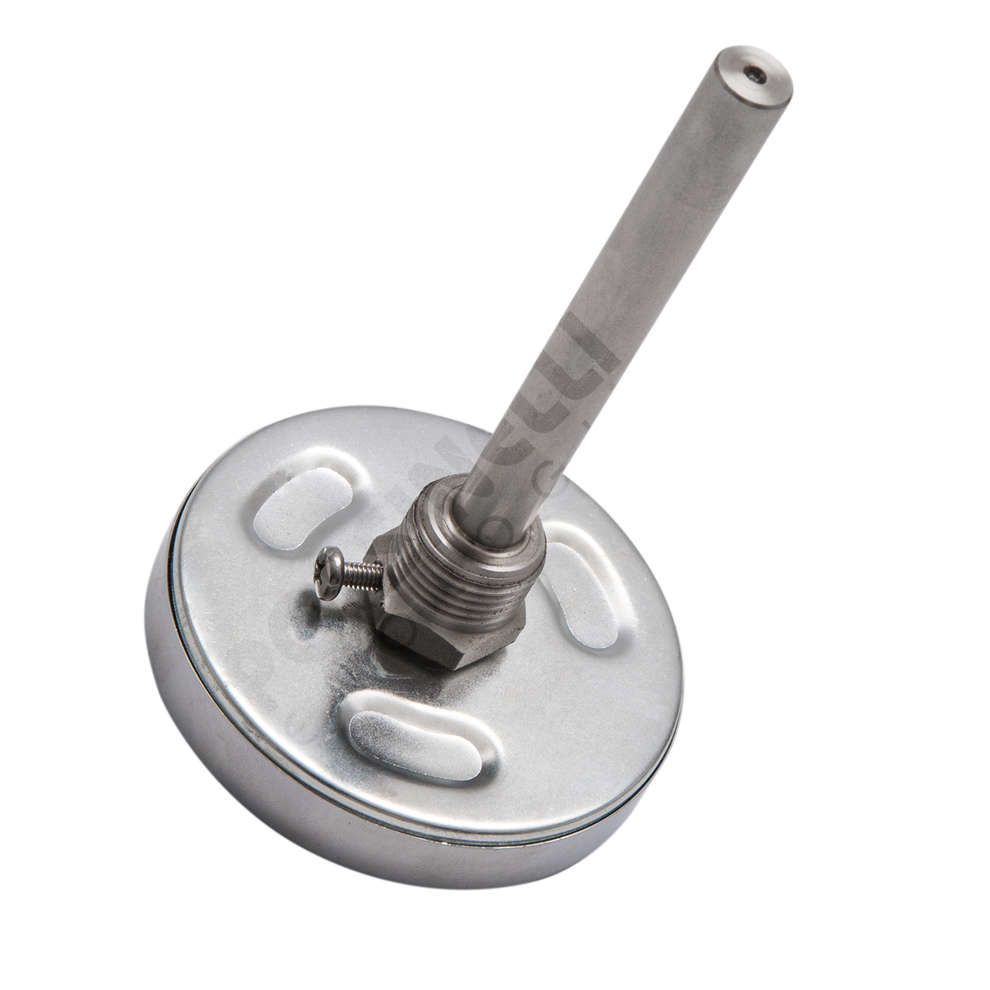 Thermomètre long avec doigt de gant inox AISI 304 - 110 mm
