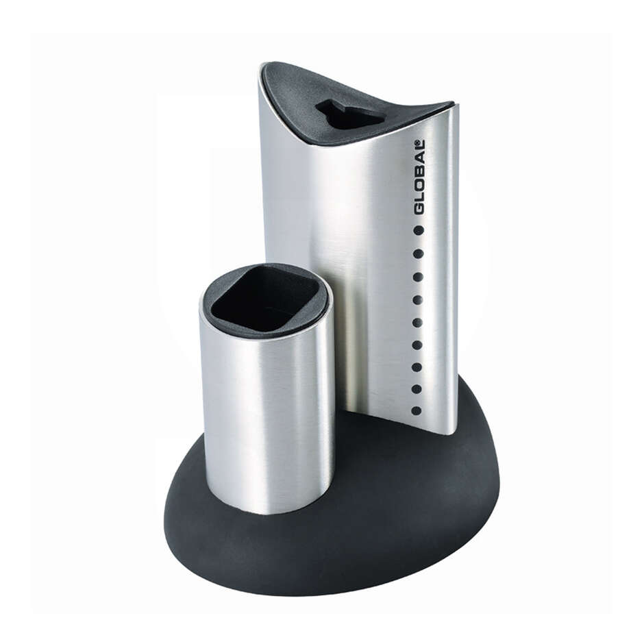 Tijeras de cocina de acero inoxidable Global GS-104 con pelador de verduras
