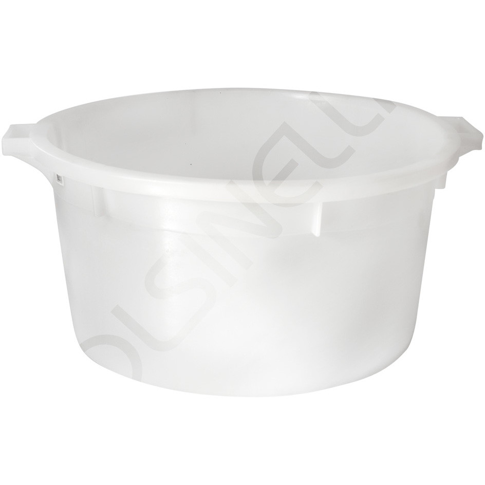 Tinaja blanca de plástico para alimentos 80 L