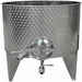 Tinaja de acero inox 200 L con fondo Conico 10° con puerta Ø 300