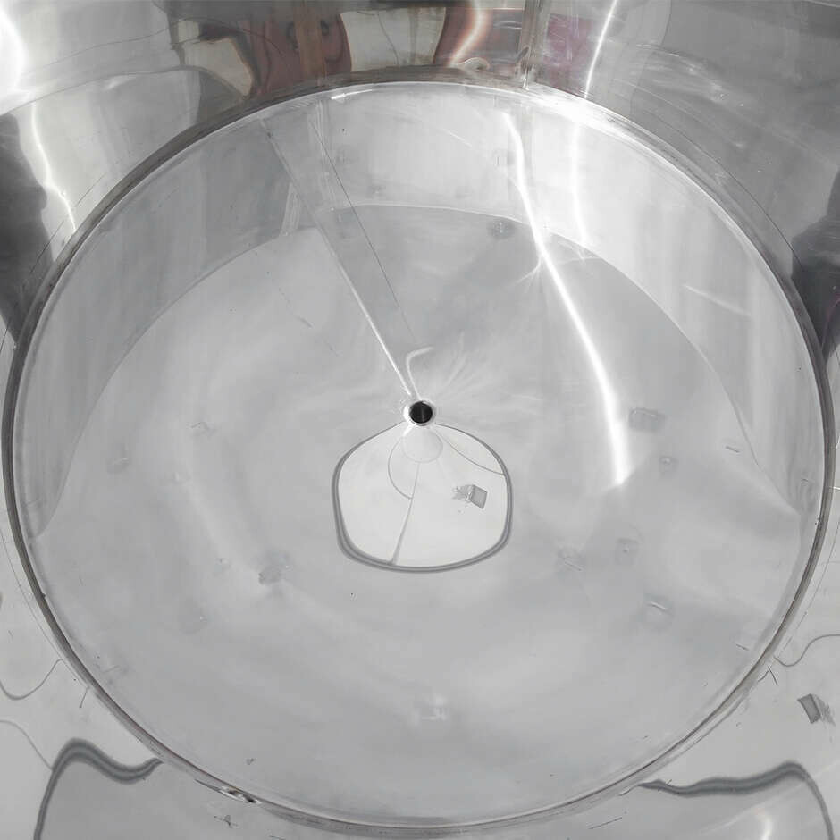 Tinaja de acero inox 200 L con fondo Conico 10°