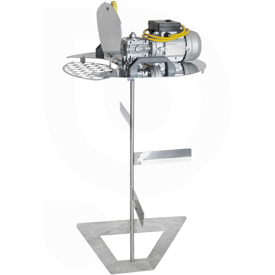 Tino di miscelazione inox CONICO 60° motorizzato 50 L