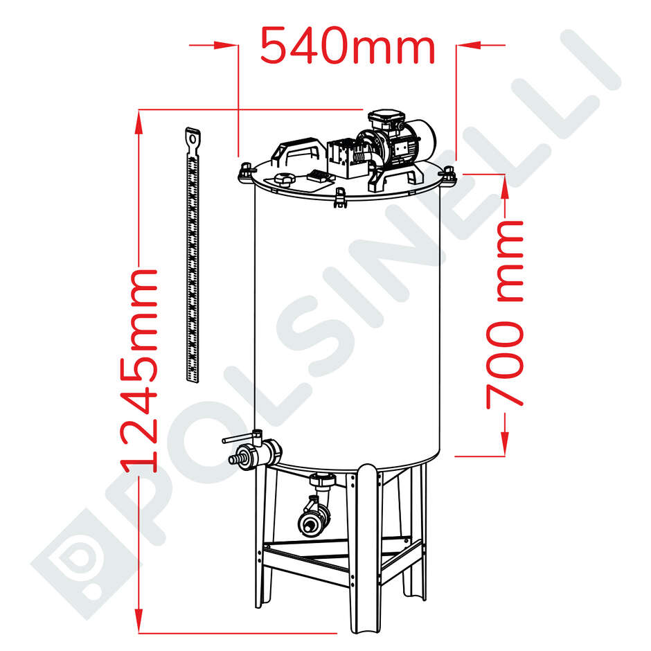 Tino di Priming 100 L