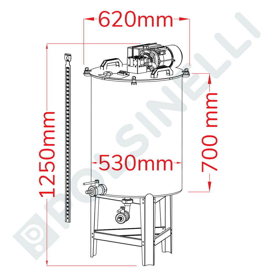 Tino di Priming 150 L con inverter