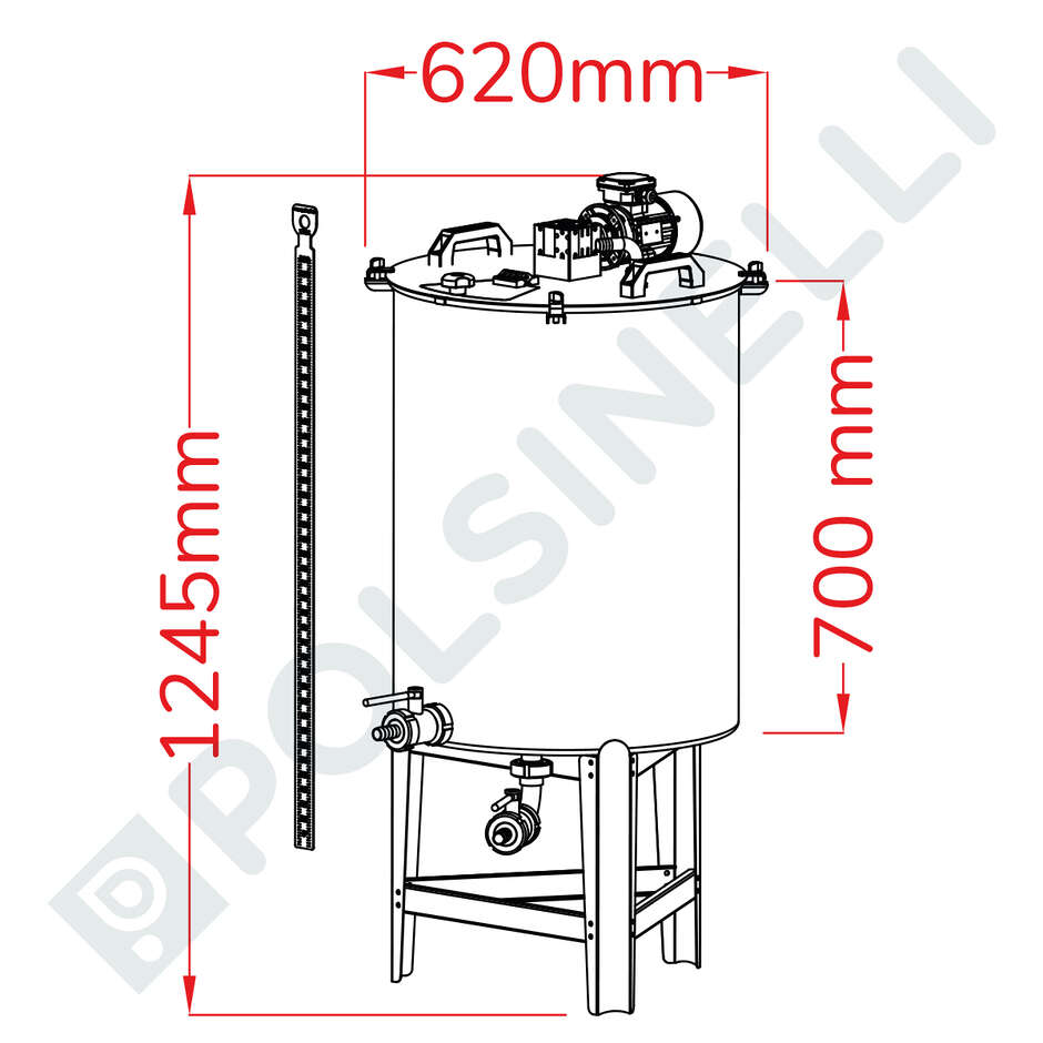Tino di Priming 150 L