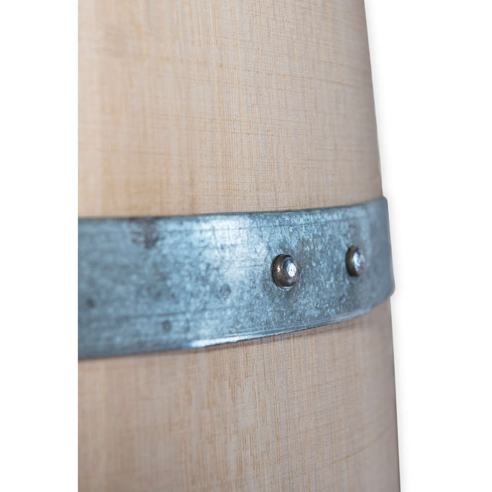 Tonneau en chêne 225 L regéneré avec trappe de vidange inox
