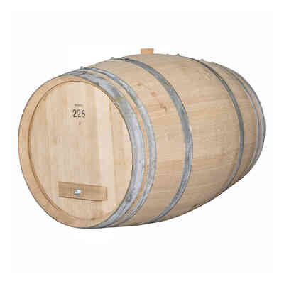 Tonneau en chêne régénéré L 225 avec trappe