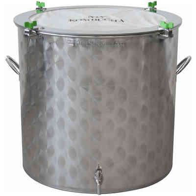 Troll - Fermentatore inox per Kombucha basso 100 L con maniglie