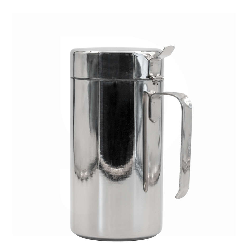 Tropffreier Öltopf aus Edelstahl 500 ml