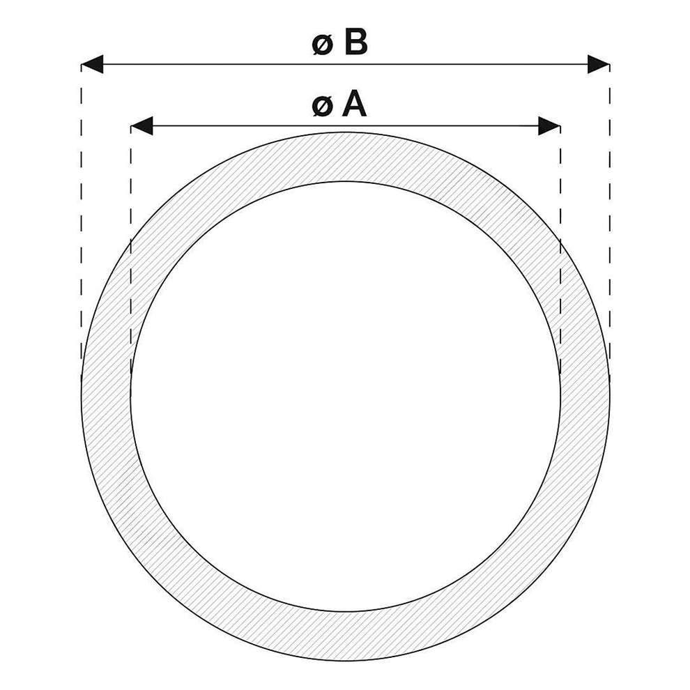 Tubo Wine red ⌀ 60 (1 m)