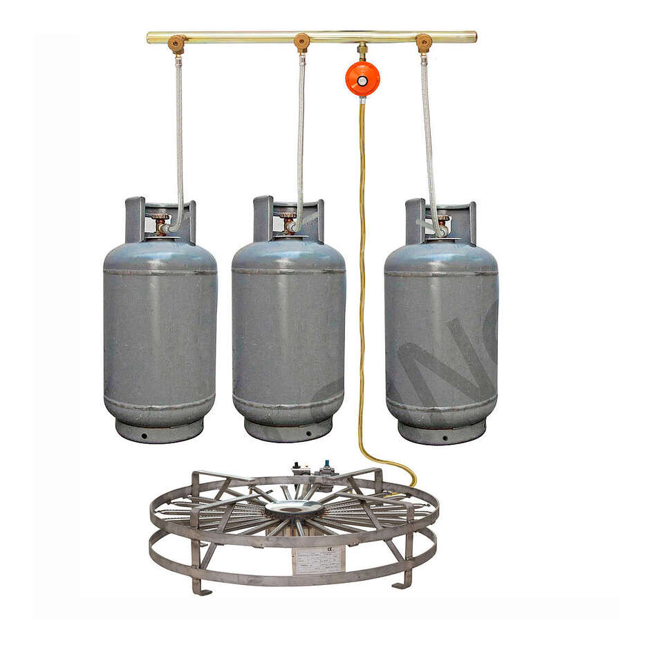 Unité pour 3 bouteilles de gaz GPL