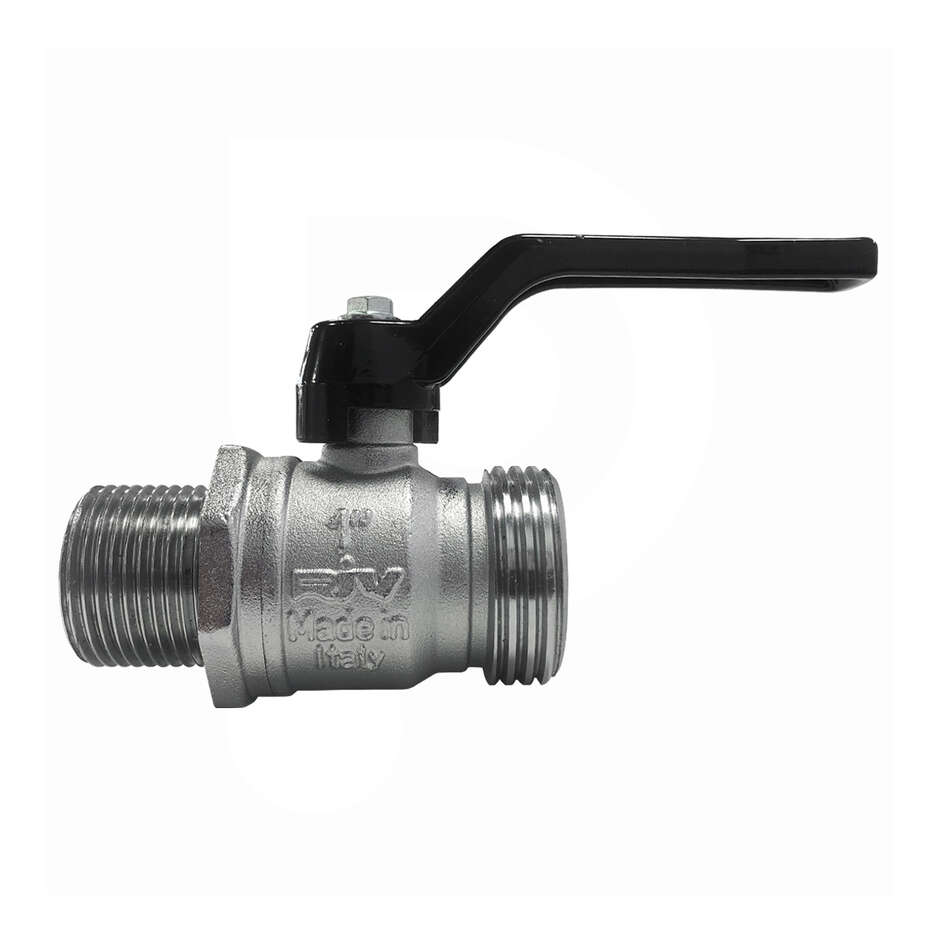 Valvola a sfera in ottone cromato 1" ENO 30