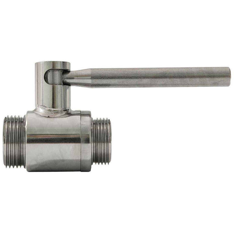 Valvola a sfera inox 1" M x 3/4" M DN20