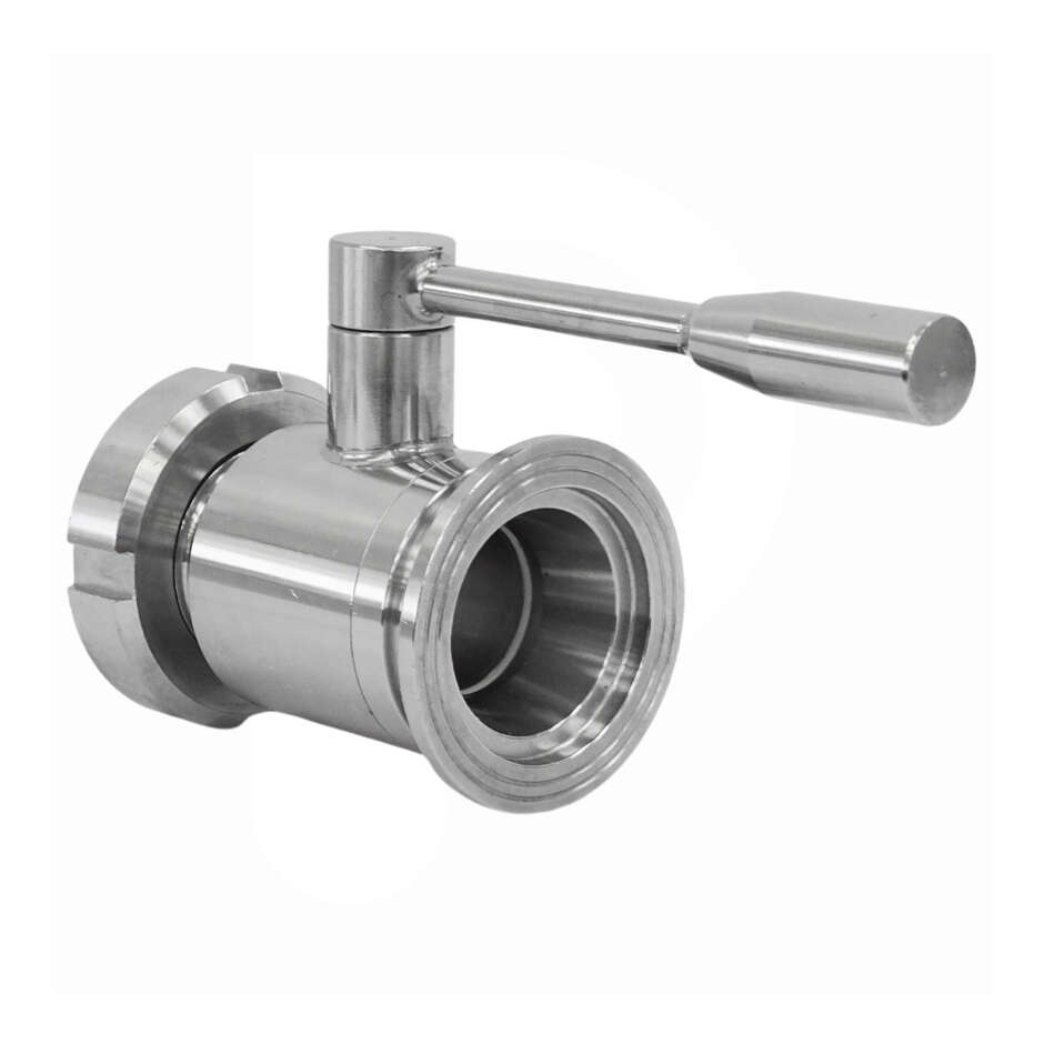 Valvola inox a sfera DIN 40 M x GA 40