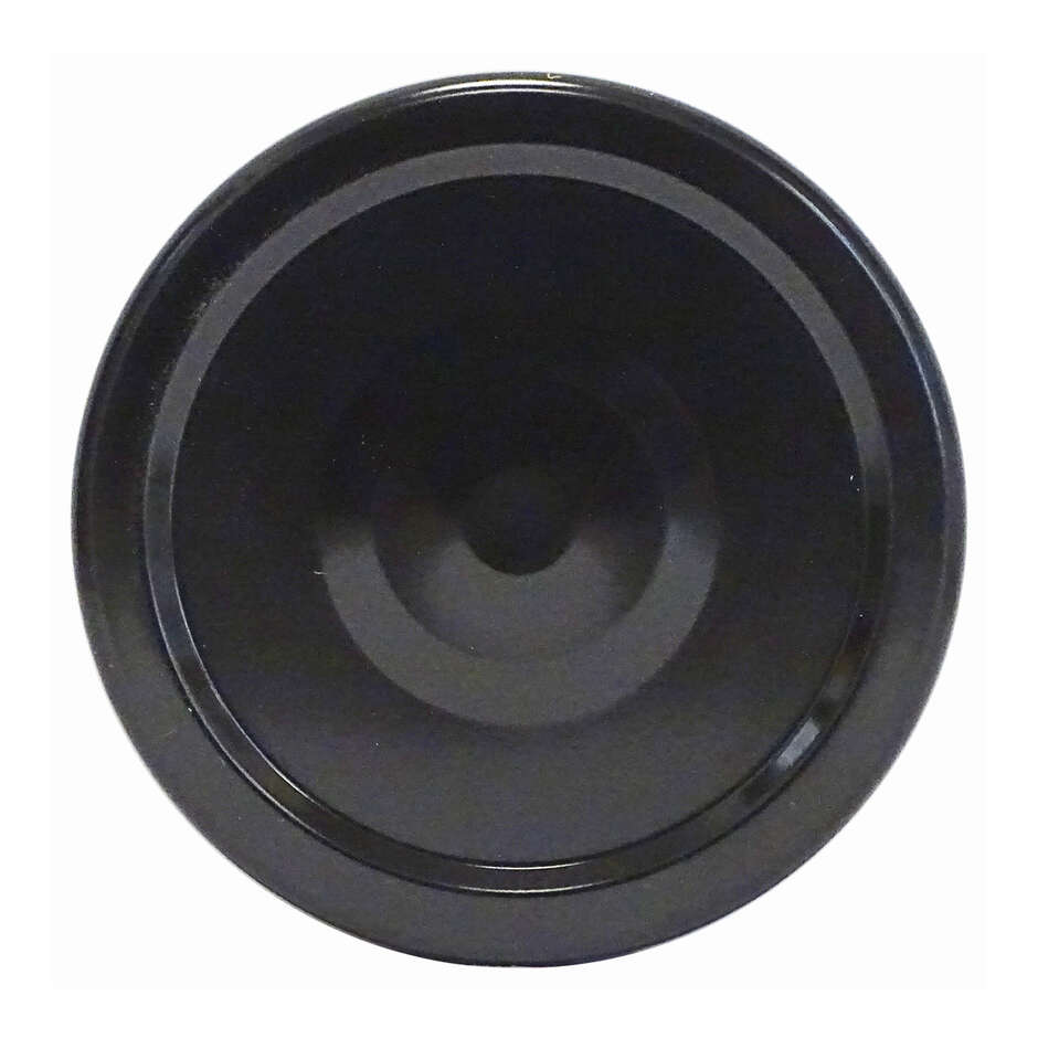 Vasetto in vetro ERGO 212 mL con tappo flip alto nero (24 pezzi)