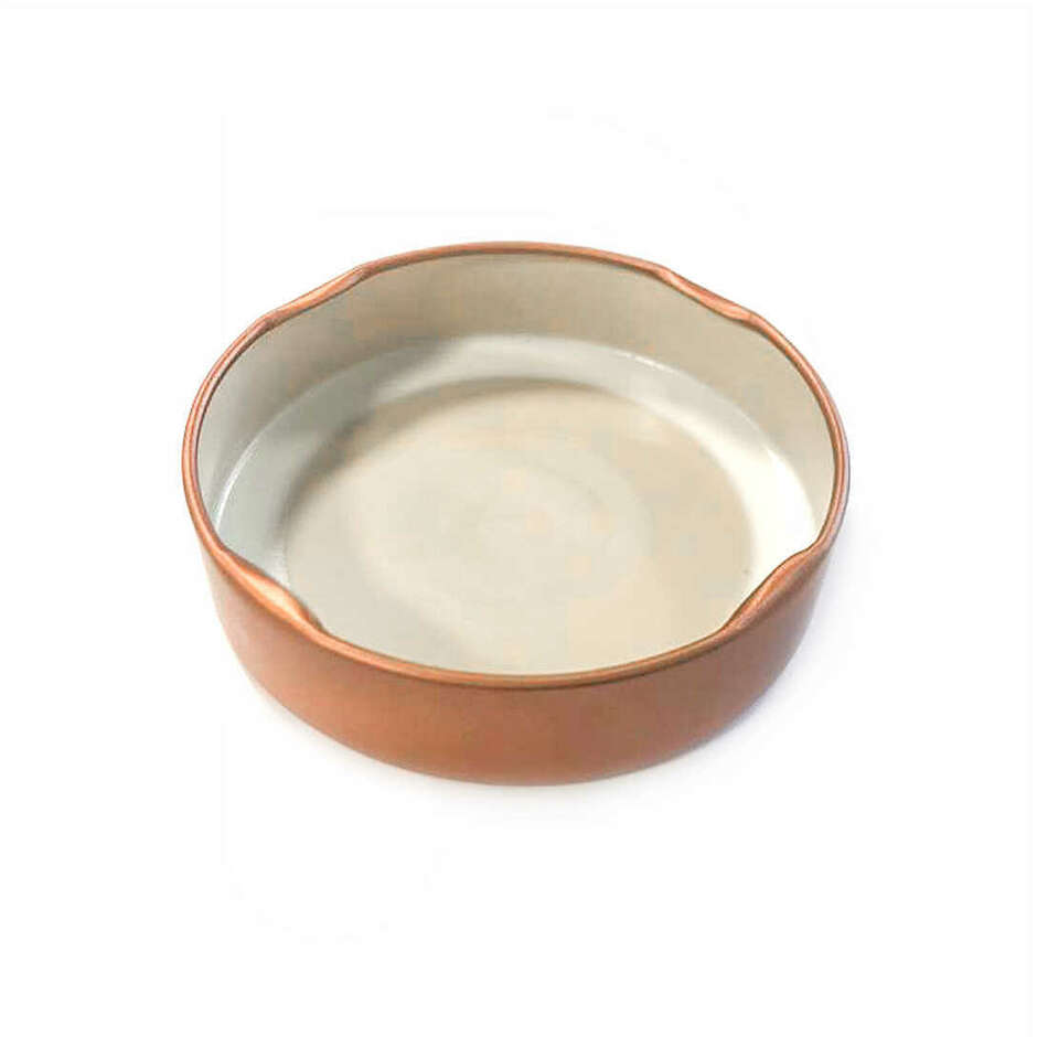 Vasetto in vetro ERGO 314 mL con tappo flip alto rame (24 pezzi)