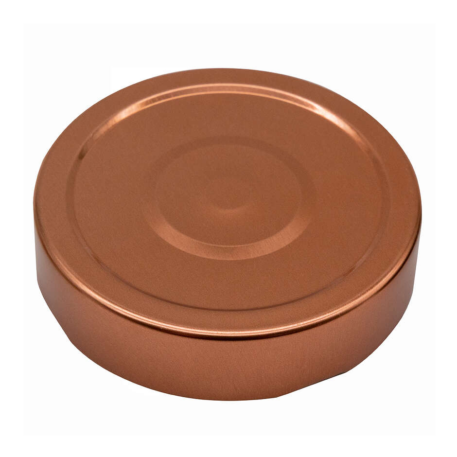 Vasetto in vetro ERGO 580 mL con tappo flip alto rame (24 pezzi)