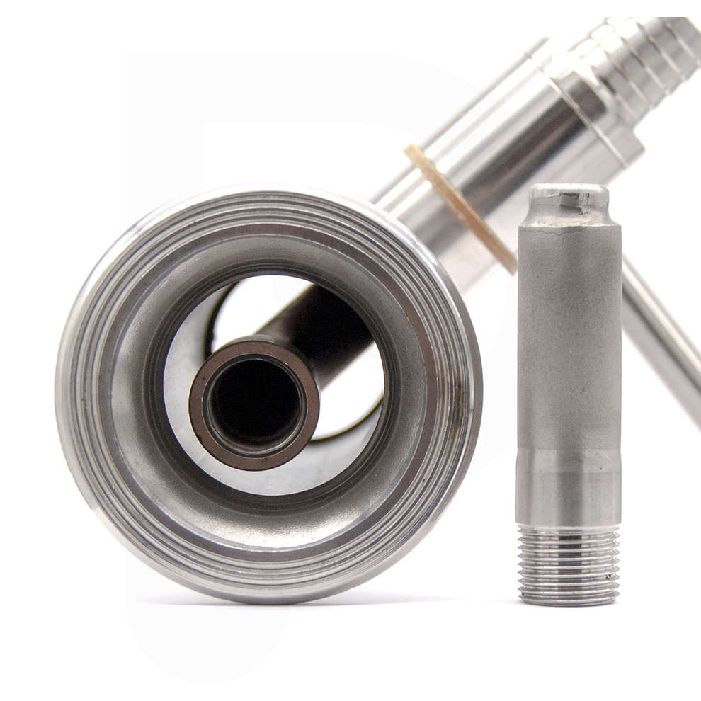 Venturi GA40 tube with porous candle