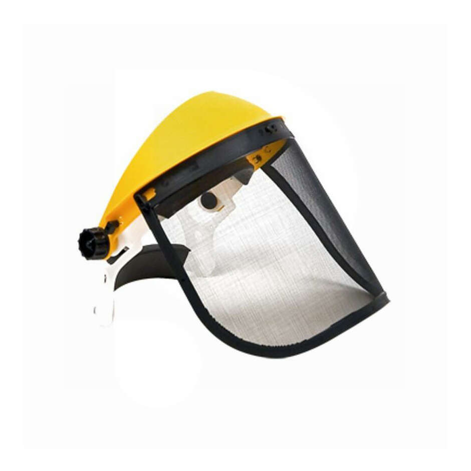 Visière de protection professionnelle avec grillage réglable