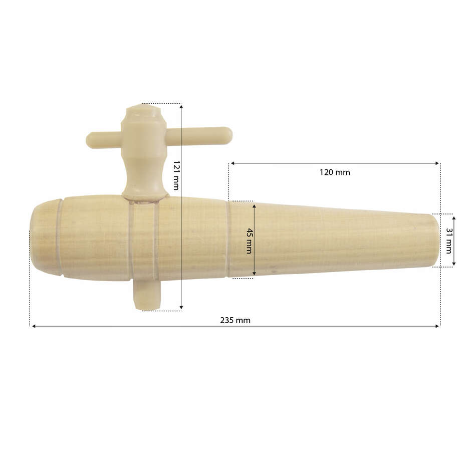 Wasserhahn aus Holz nr.6