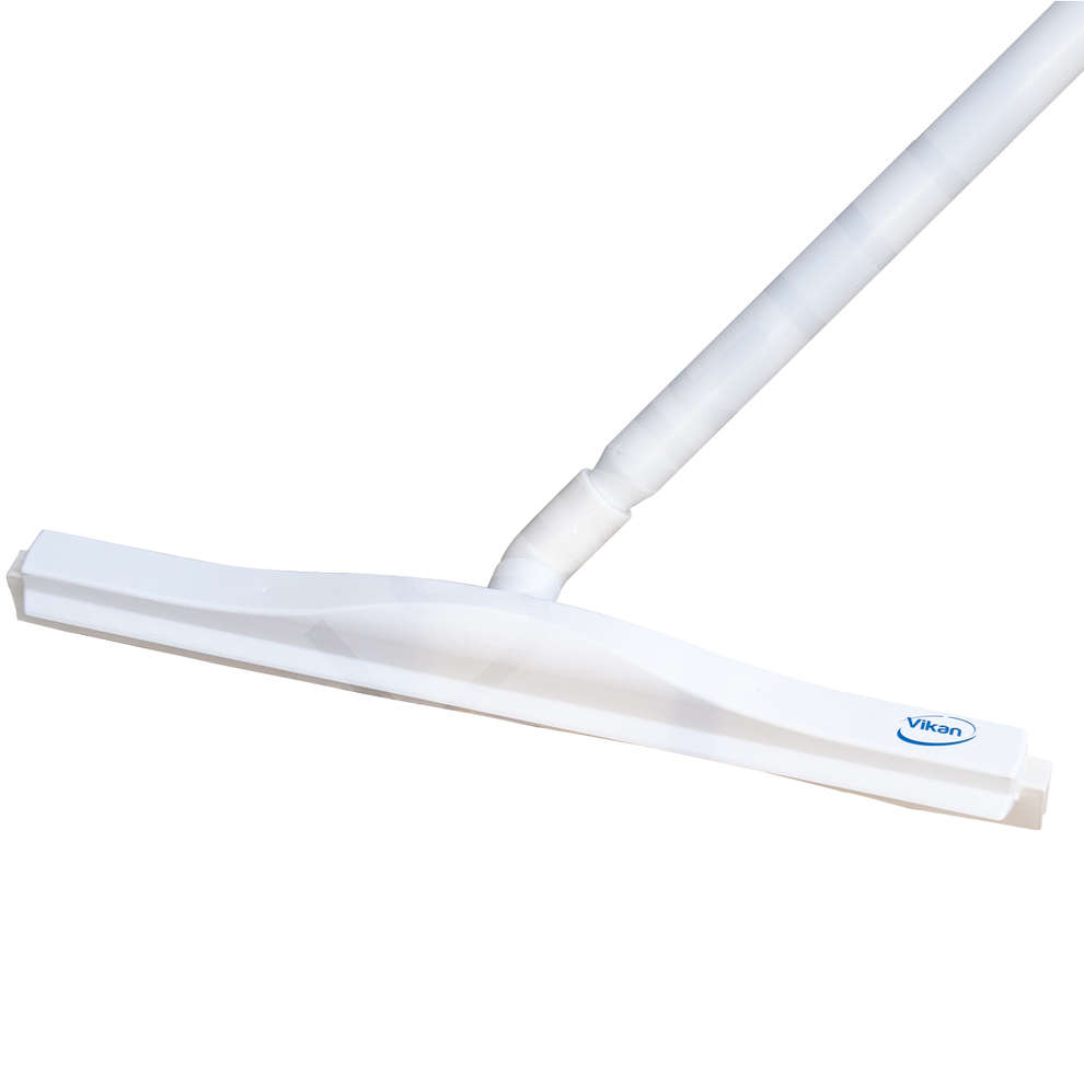White articulated squeegee for foodstuff 135 cm