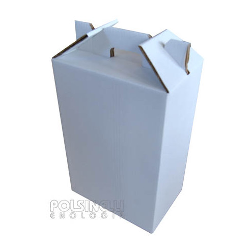 White carry wine box for 6 bottles (10 pieces)