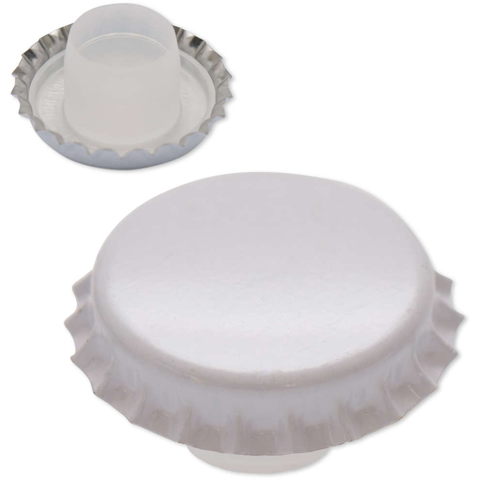 White crown cap with bidule ⌀29 (200 pcs)