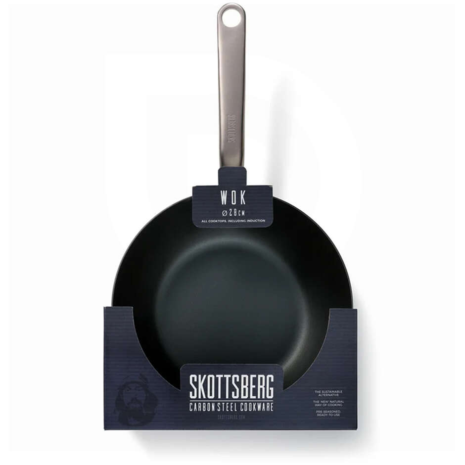 Wok Carbon Steel Ø28