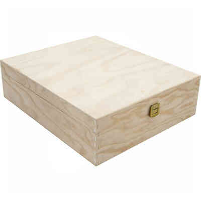 Wooden wine box 3 places (1 piece)