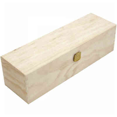 Wooden wine box for bottle 1 place (1 piece)