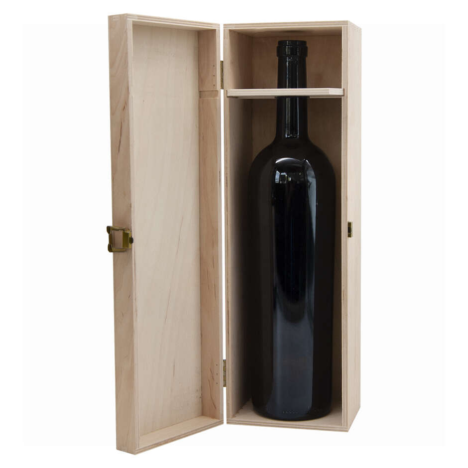 Wooden wine box for Magnum bottle 5 L (1 piece)