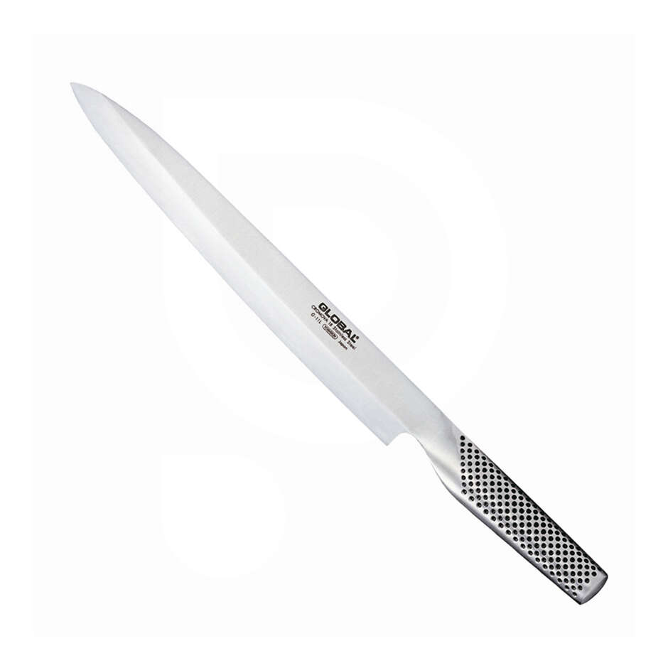 Yanagi-Sashimi-Messer aus Edelstahl für Linkshänder Global G11L - 25 cm