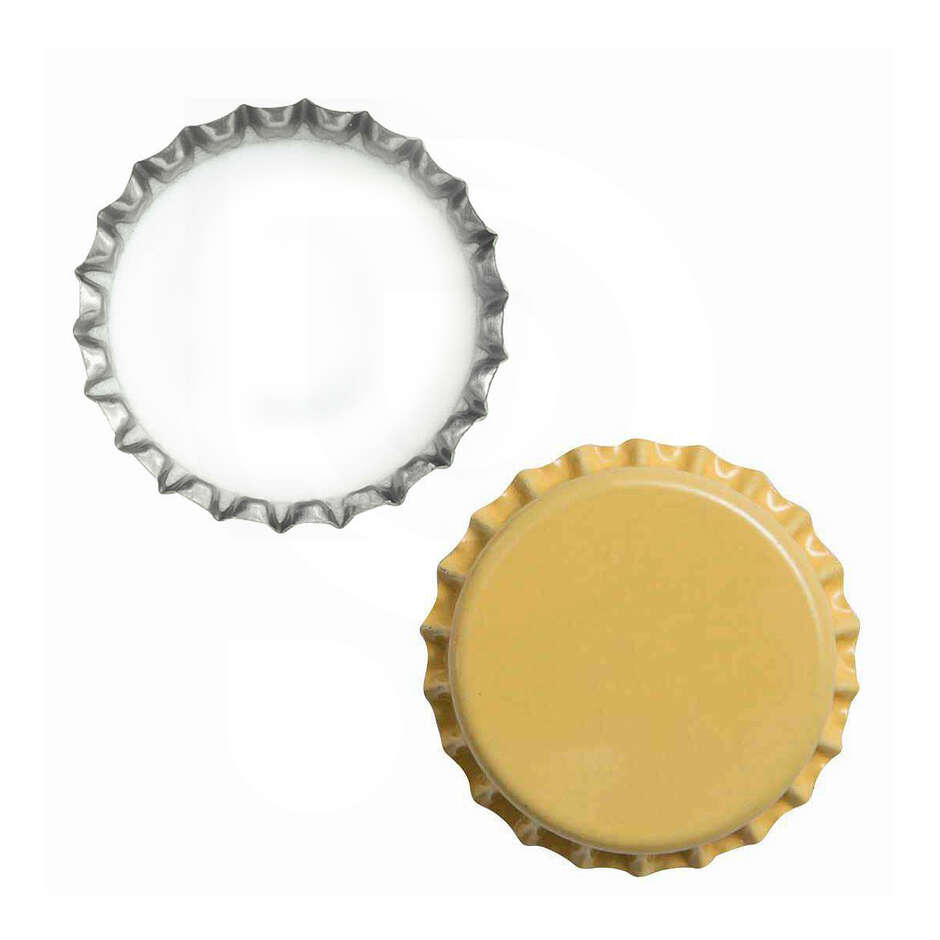 Yellow crown cap ⌀29 (200 pcs)