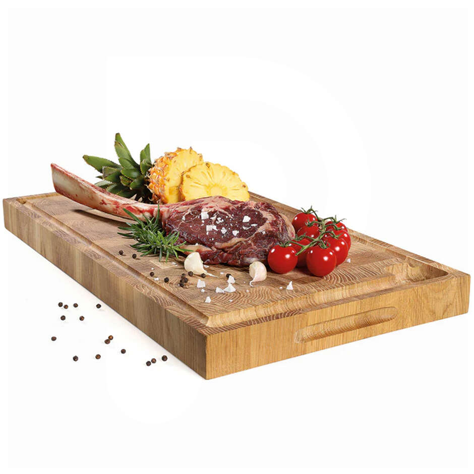 Zassenhaus High Cutting Board with Groove 54x30 cm
