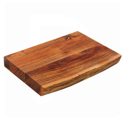Zassenhaus High Cutting Board with Natural Edge 41x30 cm