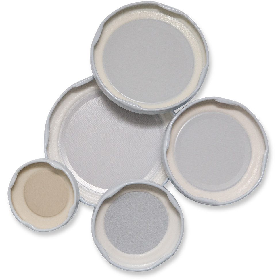 Zinndeckel für Gläser ø 43 (100 Stück) 