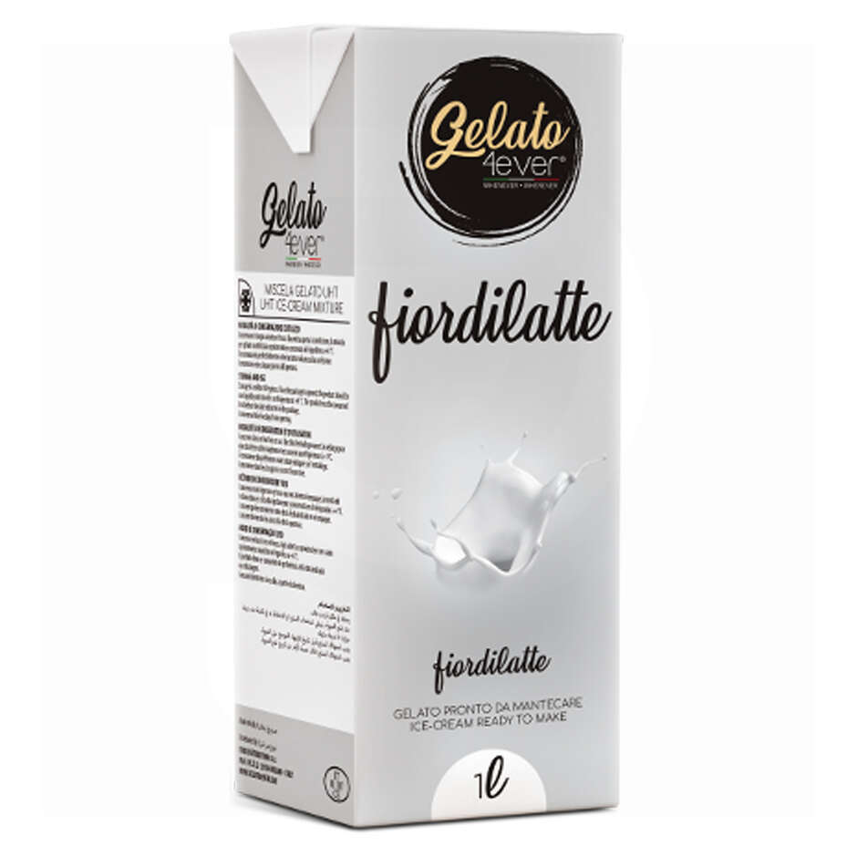 Zubereitung für Fiordilatteeis 1 Liter
