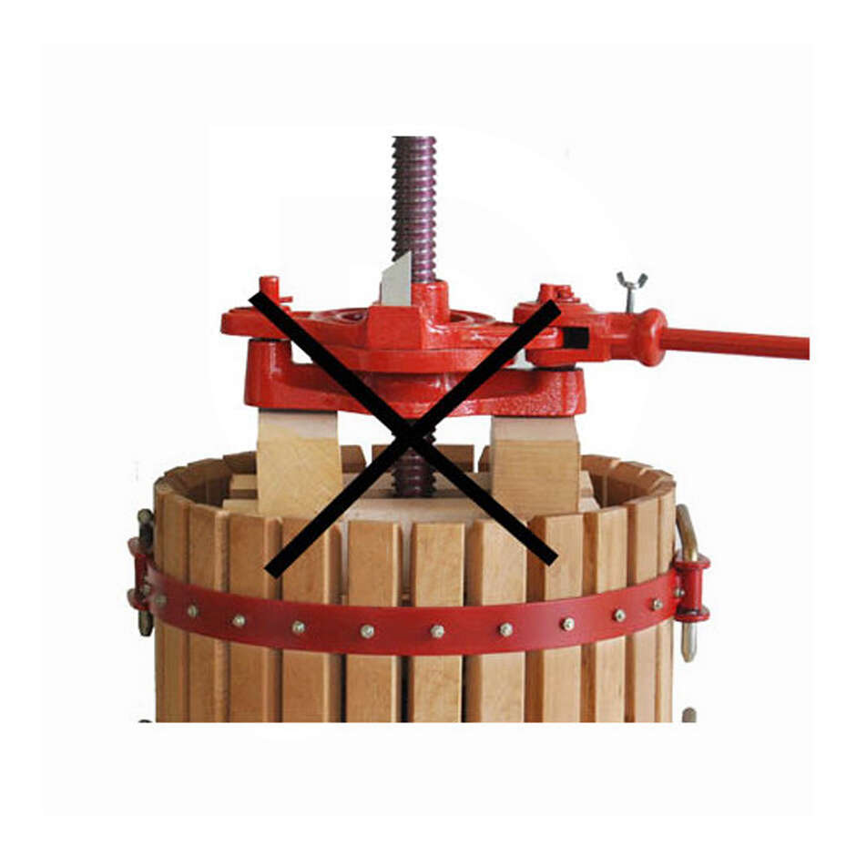 ø70 ratchet wine press