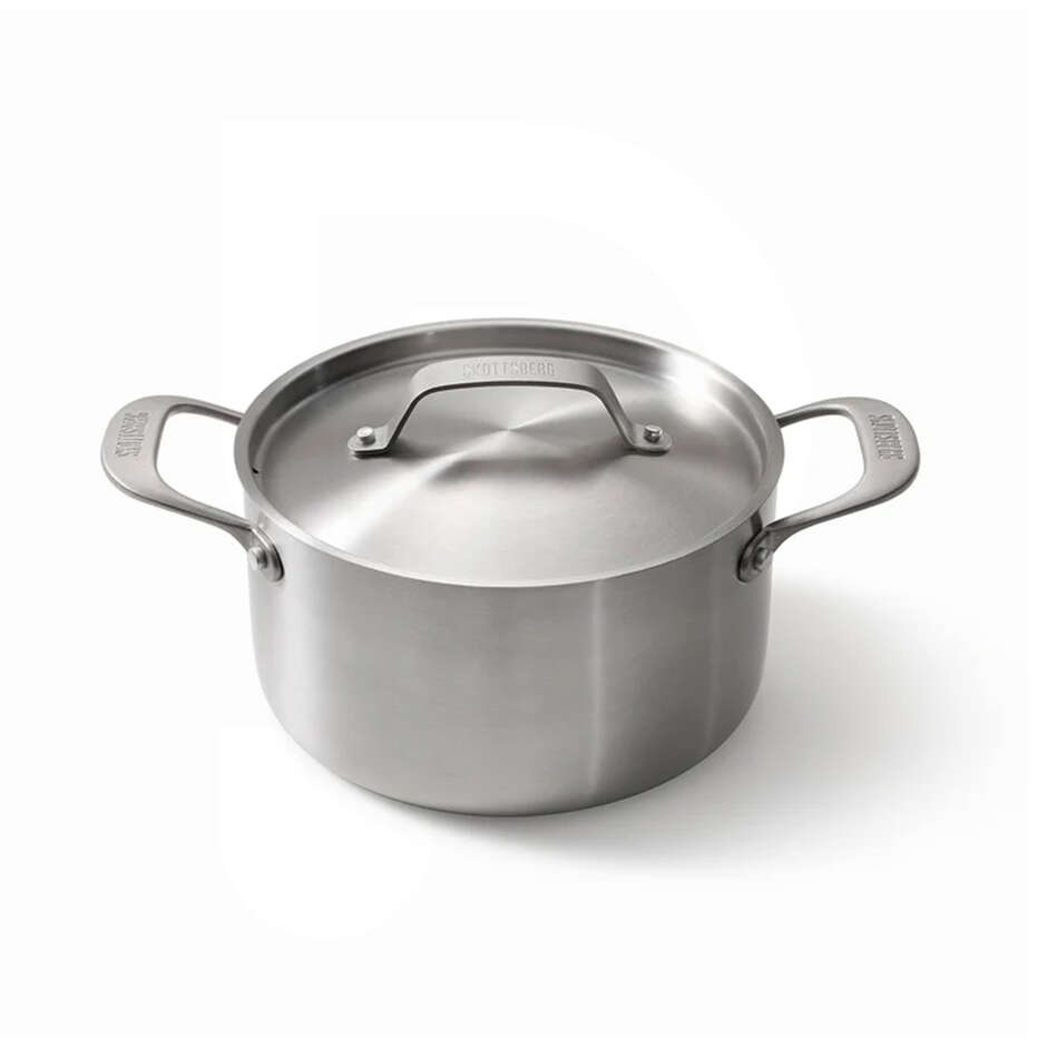 Высокая кастрюля Stainless Steel с крышкой Ø 20 см – 3,3 л