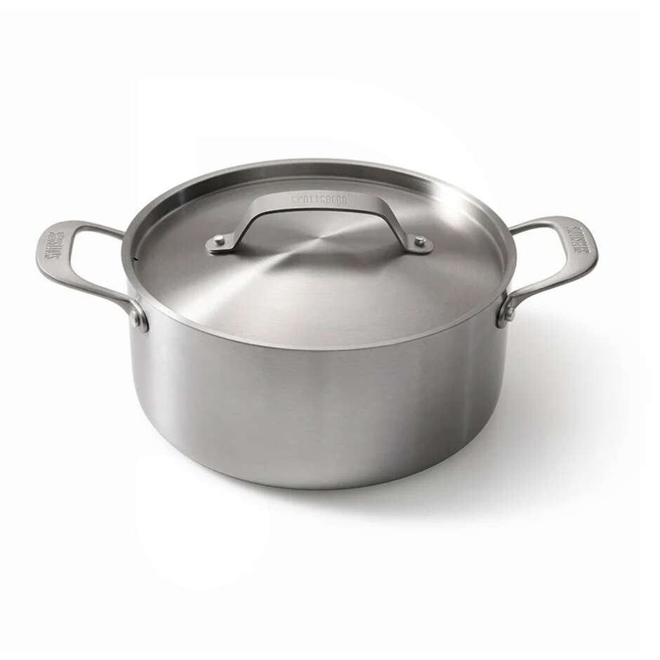 Высокая кастрюля Stainless Steel с крышкой Ø 24 см – 4,75 л