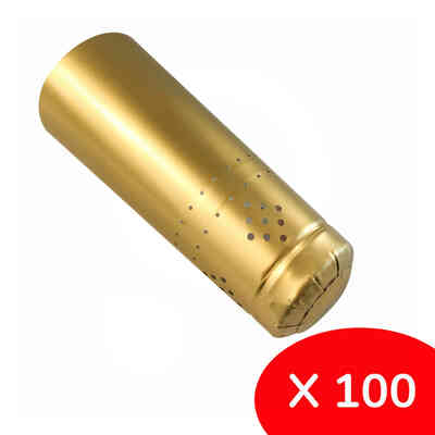 Золотистые полиламинированные капсулы (100 штук)