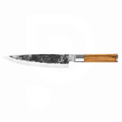 Кованый нож - поварской нож Olive Chef 20 см